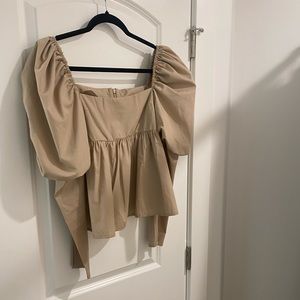 Asos puff sleeve top